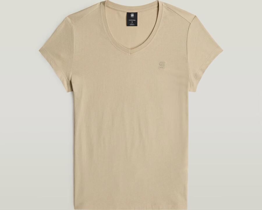G-Star RAW Eyben Slim V 2.0 T-Shirt Beige Dames - Foto 4