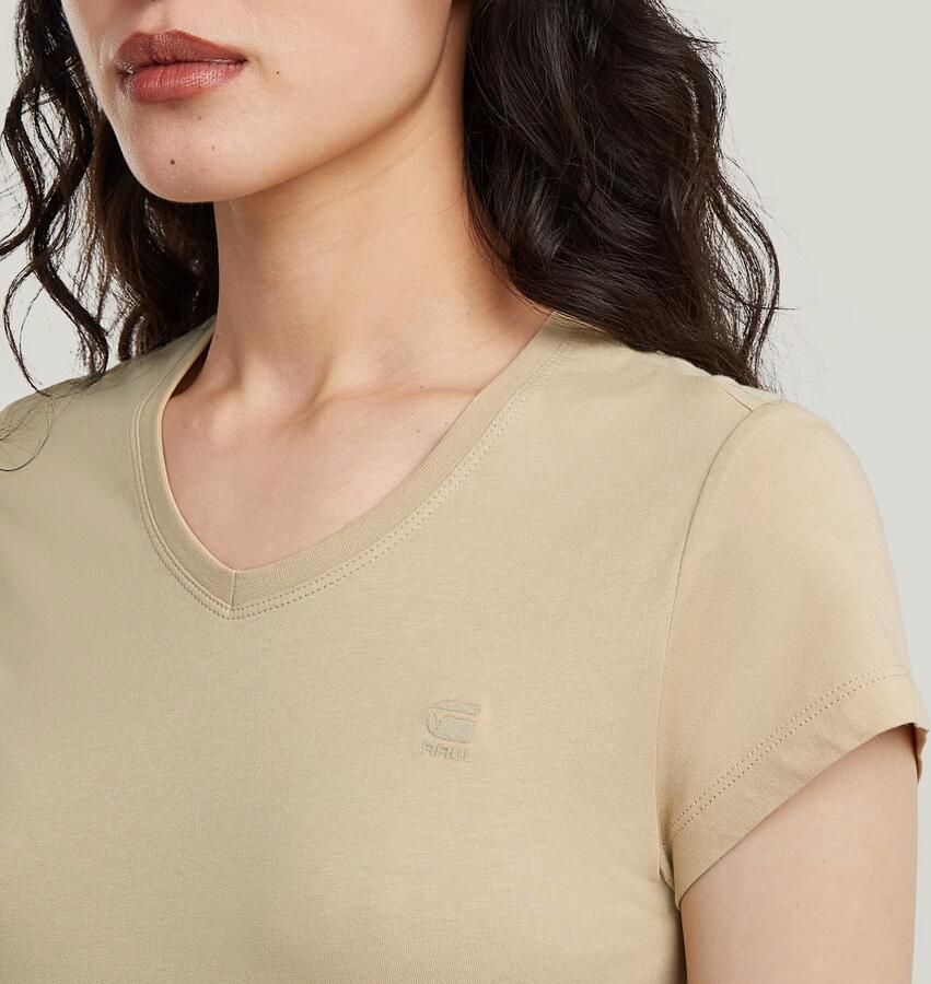 G-Star RAW Eyben Slim V 2.0 T-Shirt Beige Dames - Foto 3