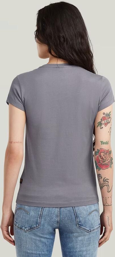 G-Star RAW Eyben Slim V 2.0 T-Shirt Grijs Dames - Foto 5