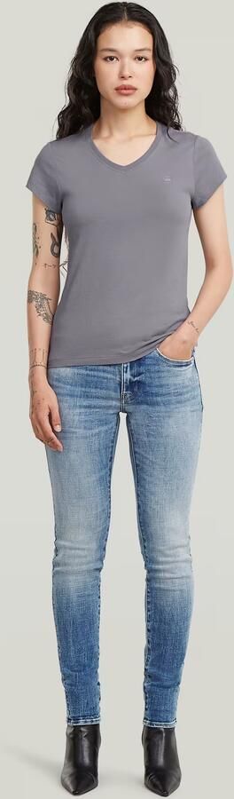 G-Star RAW Eyben Slim V 2.0 T-Shirt Grijs Dames - Foto 7