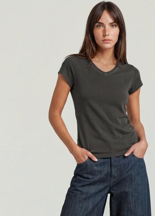 G-Star RAW Eyben Slim V 2.0 T-Shirt Grijs Dames - Foto 6