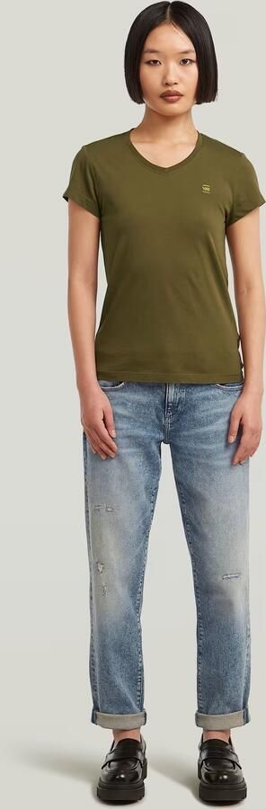 G-Star RAW Eyben Slim V 2.0 T-shirt Groen Dames - Foto 8