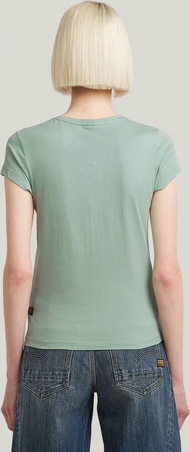 G-Star RAW Eyben Slim V 2.0 T-Shirt Groen Dames - Foto 7