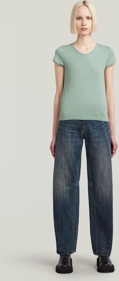 G-Star RAW Eyben Slim V 2.0 T-Shirt Groen Dames - Foto 6