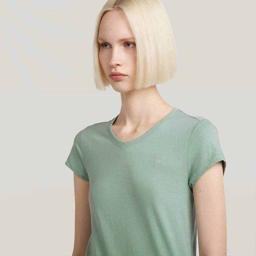 G-Star RAW Eyben Slim V 2.0 T-Shirt Groen Dames - Foto 2