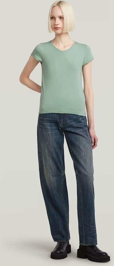 G-Star RAW Eyben Slim V 2.0 T-Shirt Groen Dames - Foto 5