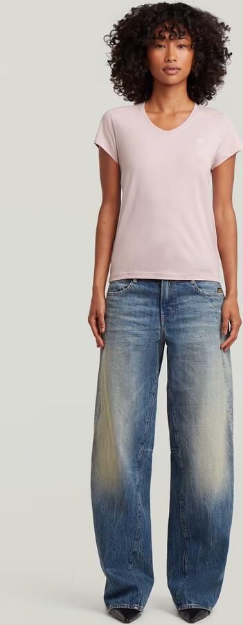 G-Star RAW Eyben Slim V 2.0 T-Shirt Roze Dames - Foto 9
