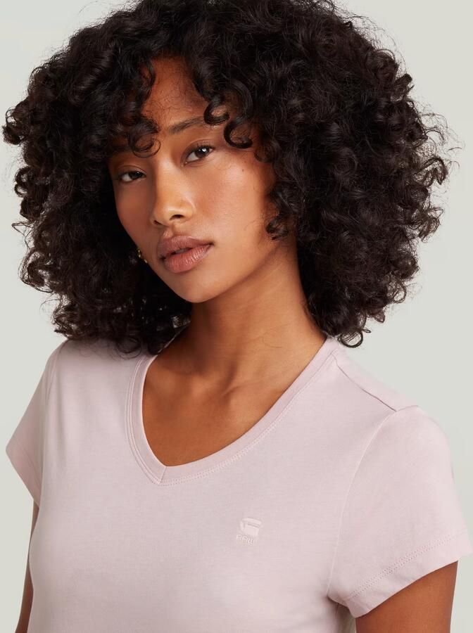 G-Star RAW Eyben Slim V 2.0 T-Shirt Roze Dames - Foto 6