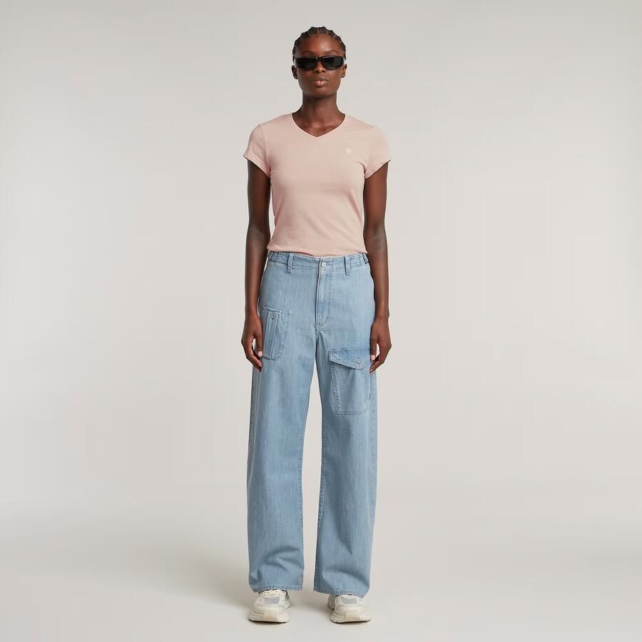 G-Star Raw Slim fit T-shirt met labelstitching model 'Eyben' - Foto 5