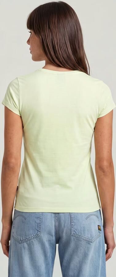 G-Star RAW Eyben Slim V-Hals Top 2.0 Groen Dames - Foto 13