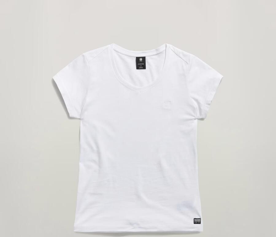 G-Star Raw T-shirt Korte Mouw T-shirt slim col V femme Eyben - Foto 6
