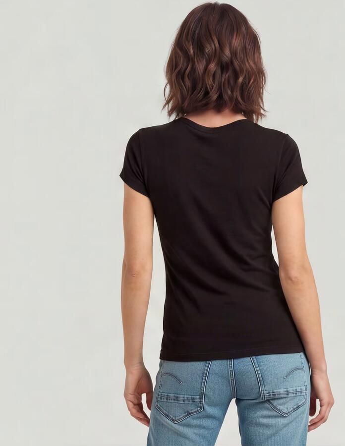 G-Star Raw T-shirt Korte Mouw T-shirt slim col V femme Eyben - Foto 4