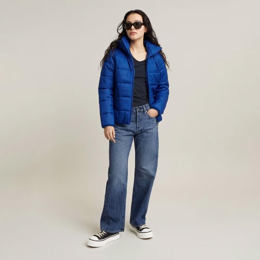 G-Star RAW Eyben Slim V-Neck Top 2.0 Donkerblauw Dames - Foto 6