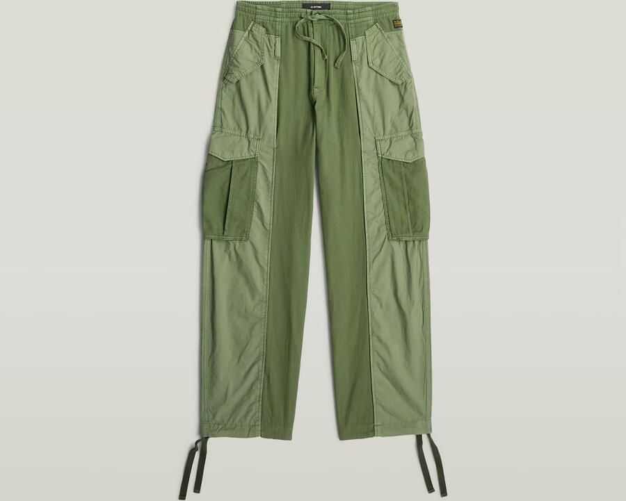 G-Star RAW Fabric Mix Cargobroek Groen Dames - Foto 4