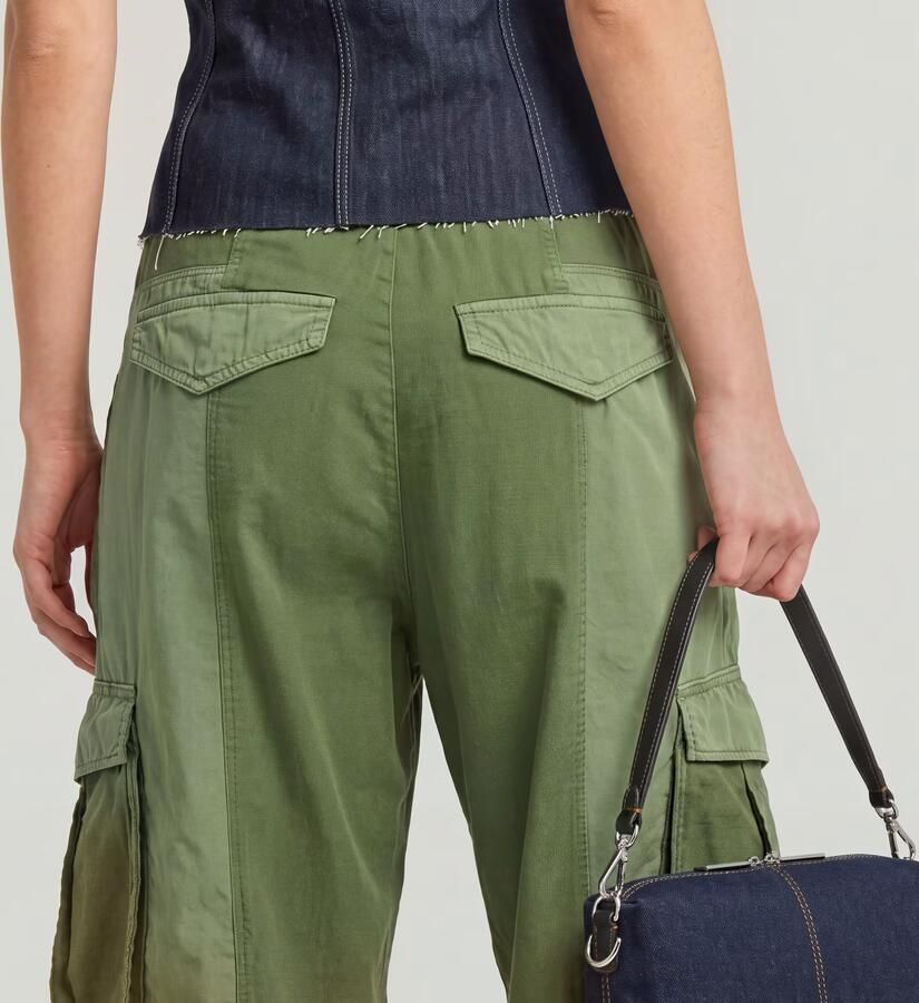 G-Star RAW Fabric Mix Cargobroek Groen Dames - Foto 5