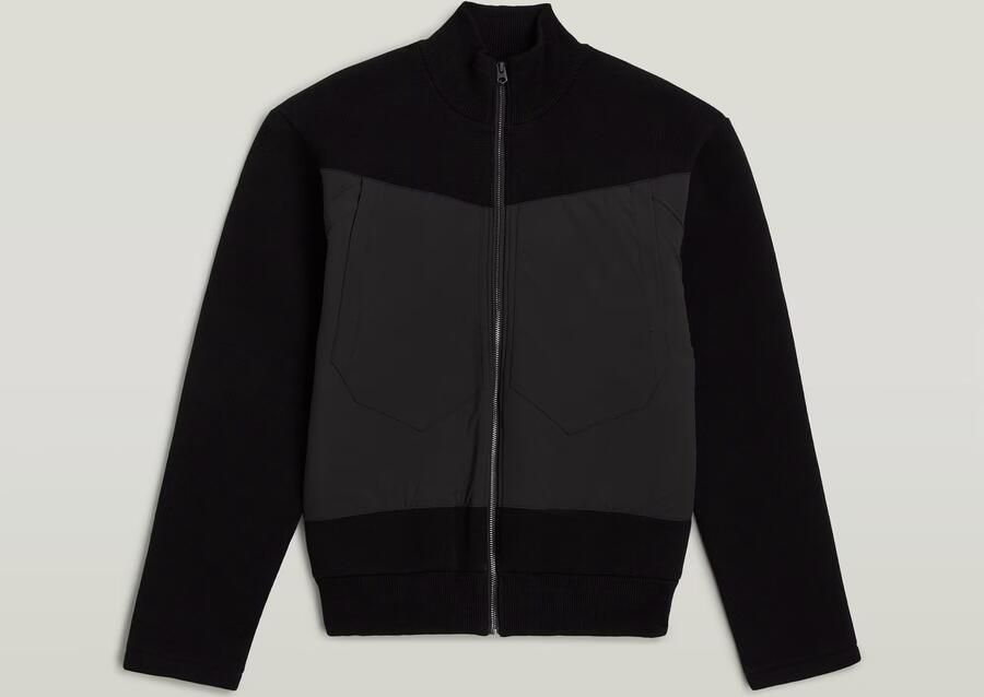 G-Star RAW Fabric Mix Knit Jack Zwart Heren - Foto 4