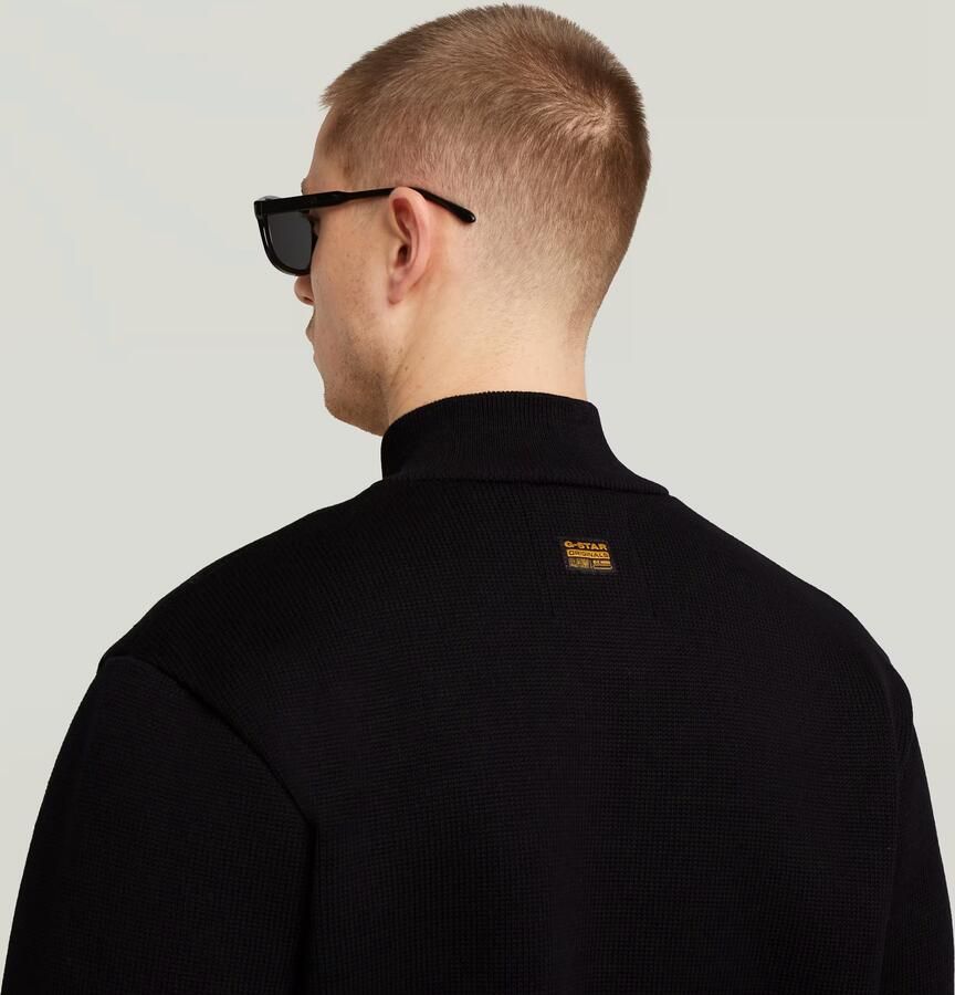 G-Star RAW Fabric Mix Knit Jack Zwart Heren - Foto 3