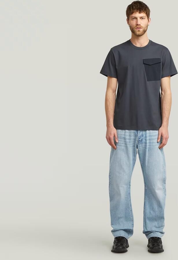 G-Star Raw T-shirt Korte Mouw D26844 C784-H392 INDIA INK - Foto 4