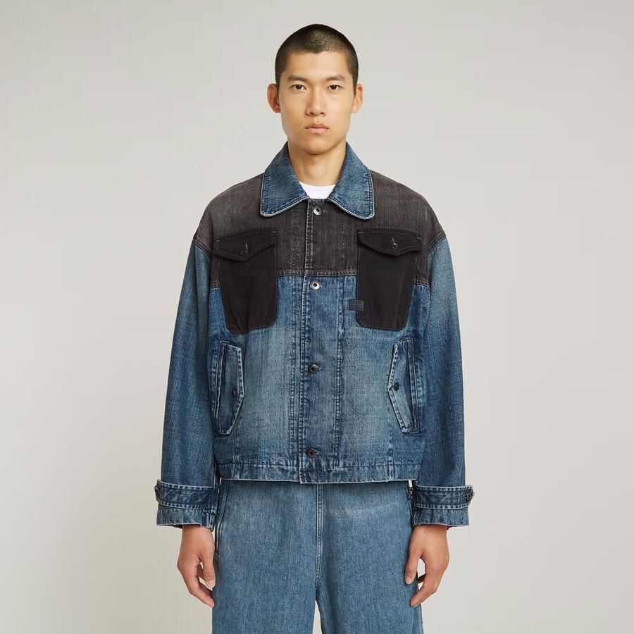 G-Star RAW FACETASM Unisex Worker Jack Midden blauw Heren