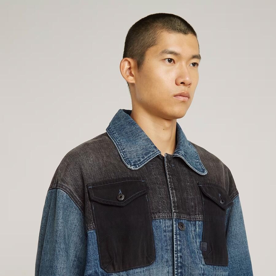 G-Star RAW FACETASM Unisex Worker Jack Midden blauw Heren - Foto 3