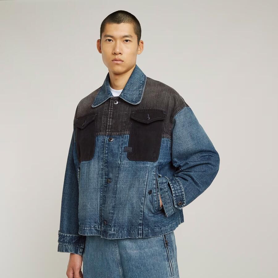 G-Star RAW FACETASM Unisex Worker Jack Midden blauw Heren - Foto 4