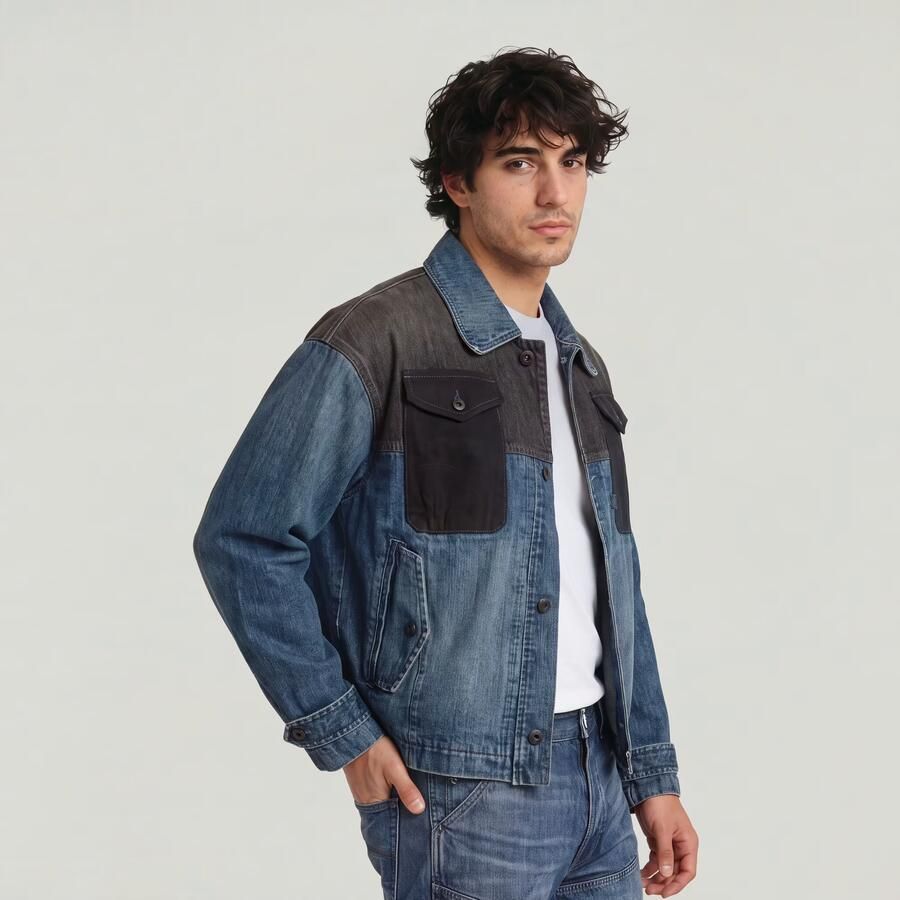 G-Star RAW FACETASM Unisex Worker Jack Midden blauw Heren - Foto 3