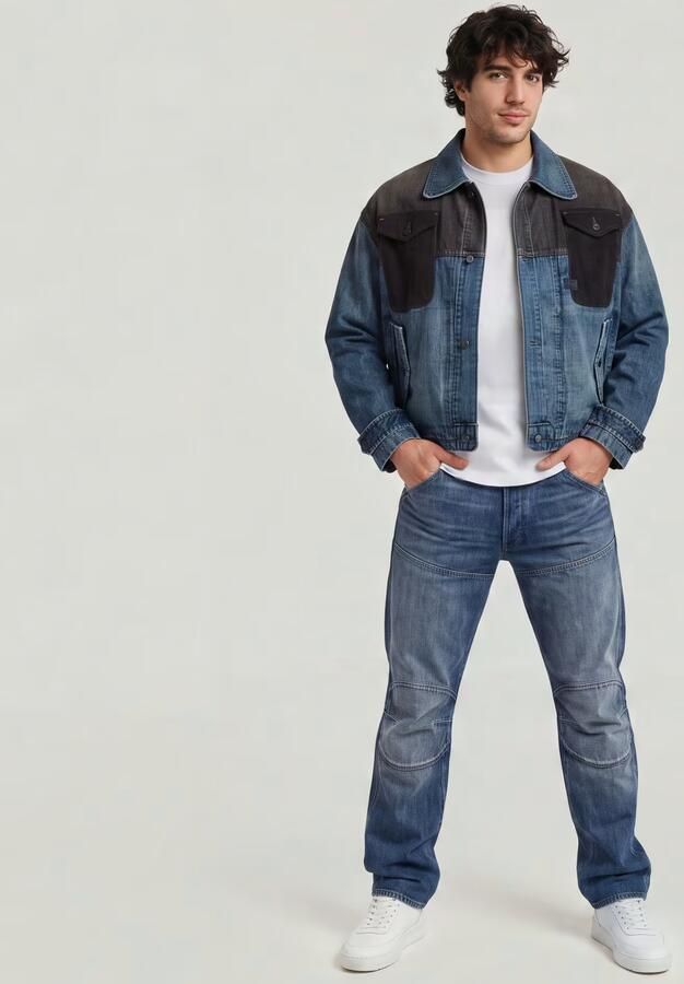 G-Star RAW FACETASM Unisex Worker Jack Midden blauw Heren - Foto 7