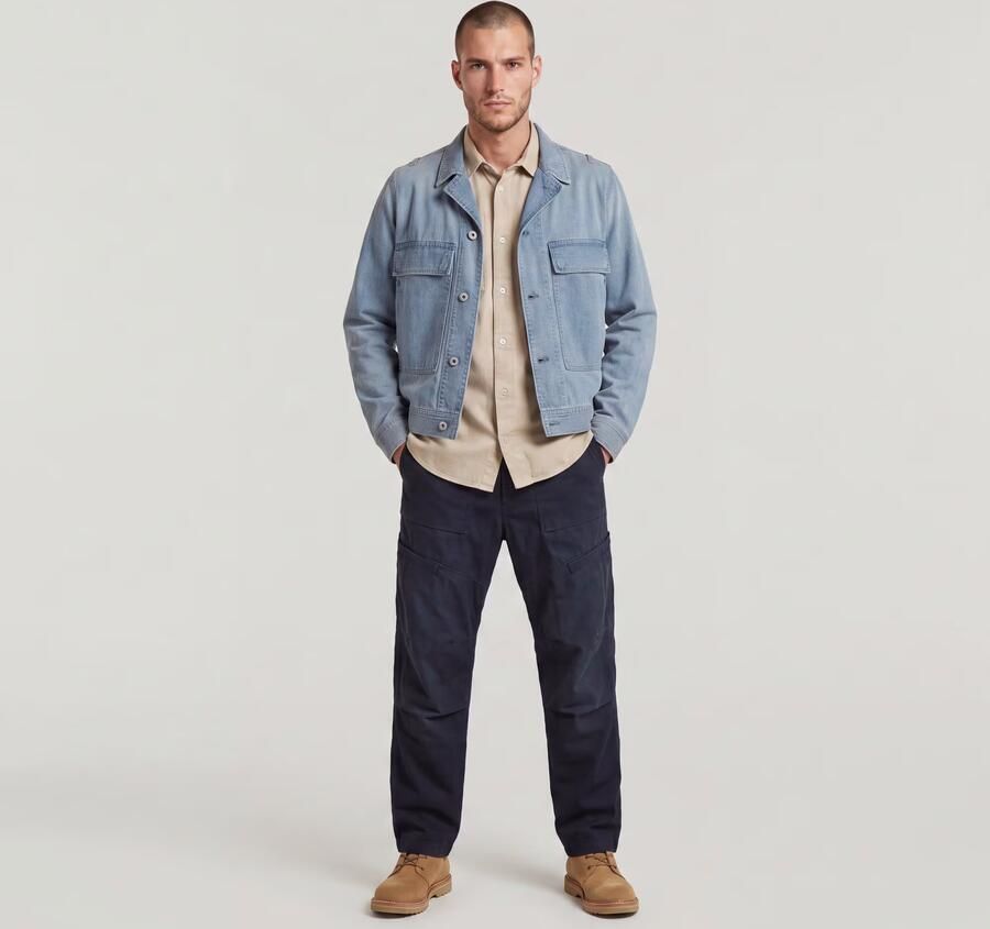 G-Star RAW Fatigue 3D Relaxed Broek Donkerblauw Heren - Foto 6