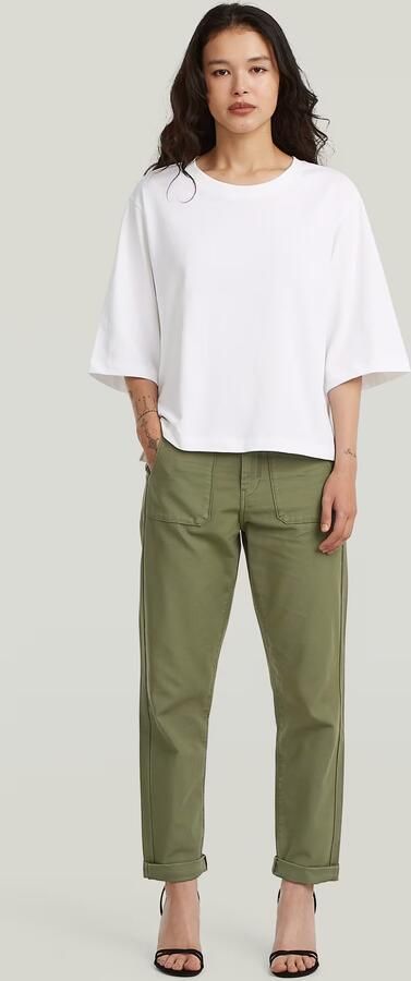 G-Star RAW Fatigue Boyfriend Broek Groen Dames - Foto 6