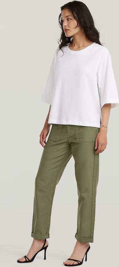 G-Star RAW Fatigue Boyfriend Broek Groen Dames - Foto 5