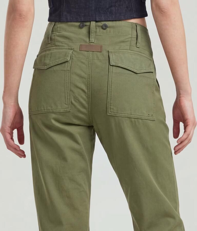 G-Star RAW Fatigue Boyfriend Broek Groen Dames - Foto 5