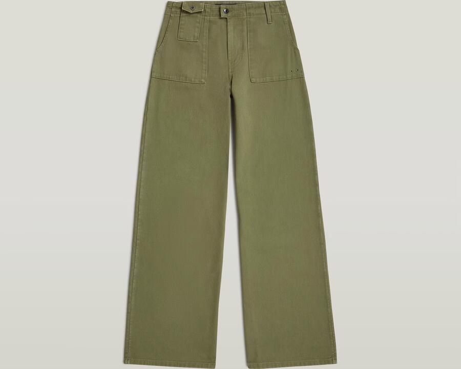 G-Star RAW Fatigue Broek Groen Dames