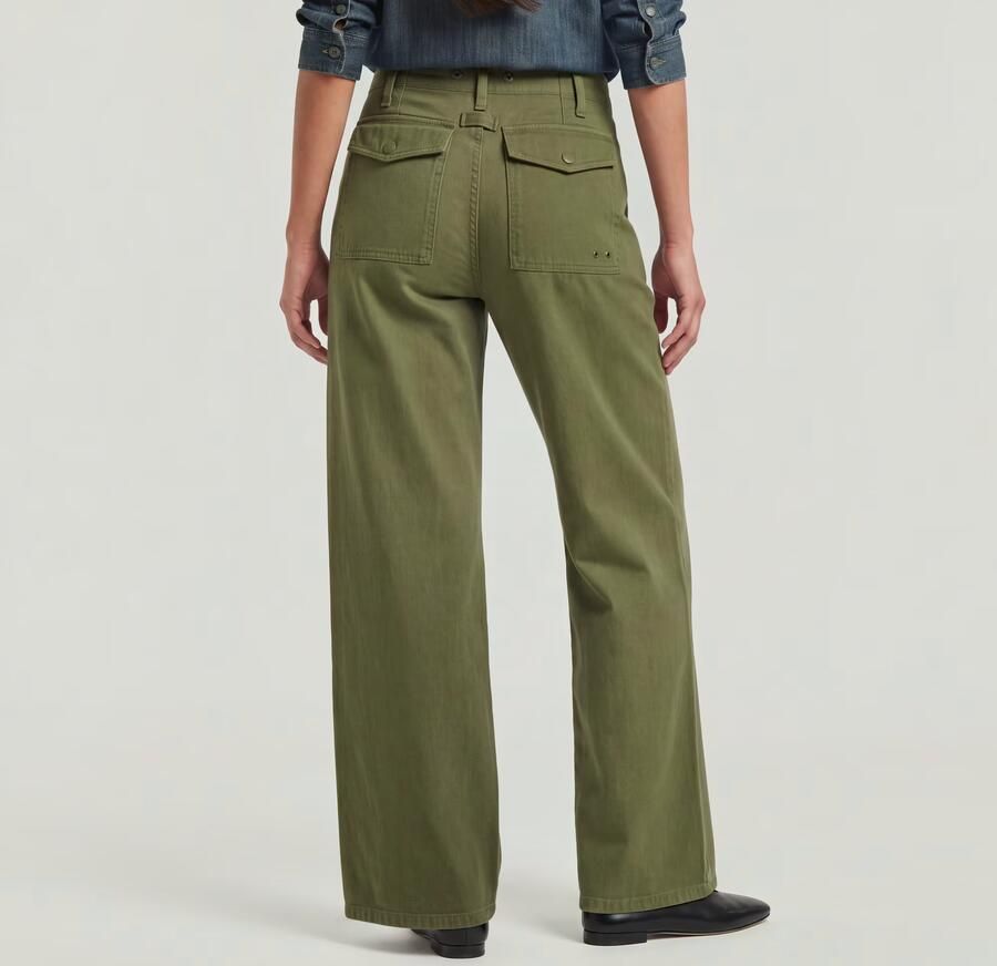 G-Star RAW Fatigue Broek Groen Dames - Foto 3