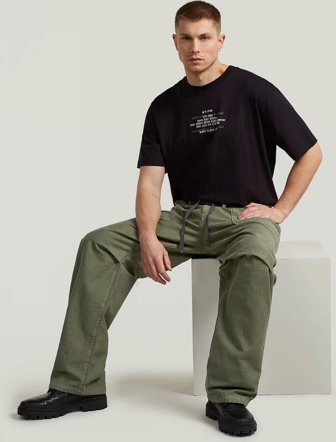 G-Star RAW Fatigue Loose Straight Trainer Broek Bruin Heren - Foto 5