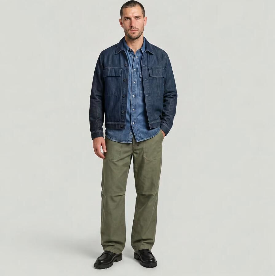 G-Star RAW Fatigue Loose Straight Trainer Broek Bruin Heren - Foto 4