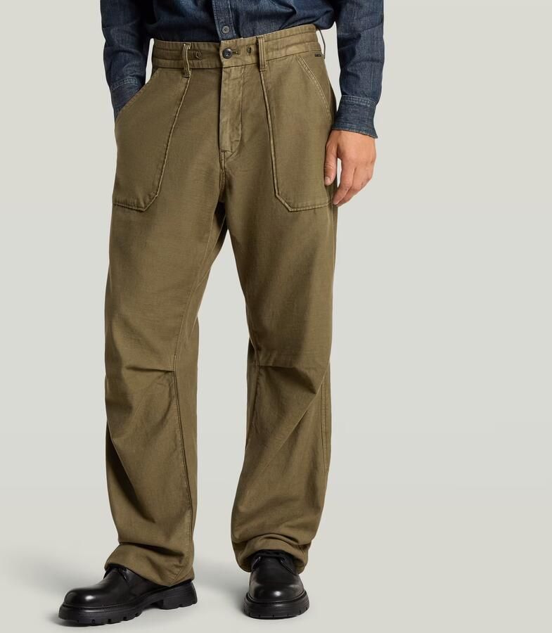G-Star RAW Fatigue Loose Straight Trainer Broek Bruin Heren - Foto 3