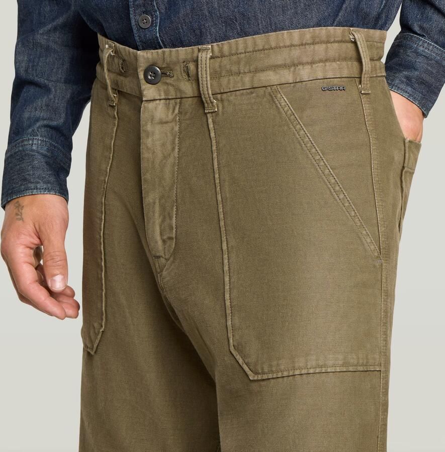 G-Star RAW Fatigue Loose Straight Trainer Broek Bruin Heren - Foto 2