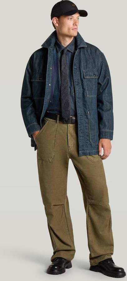 G-Star RAW Fatigue Loose Straight Trainer Broek Bruin Heren - Foto 6