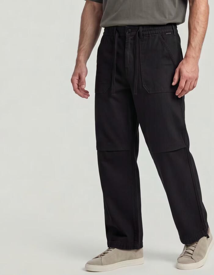 G-Star RAW Fatigue Loose Straight Trainer Broek Zwart Heren