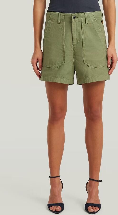 G-Star RAW Fatigue Short Groen Dames