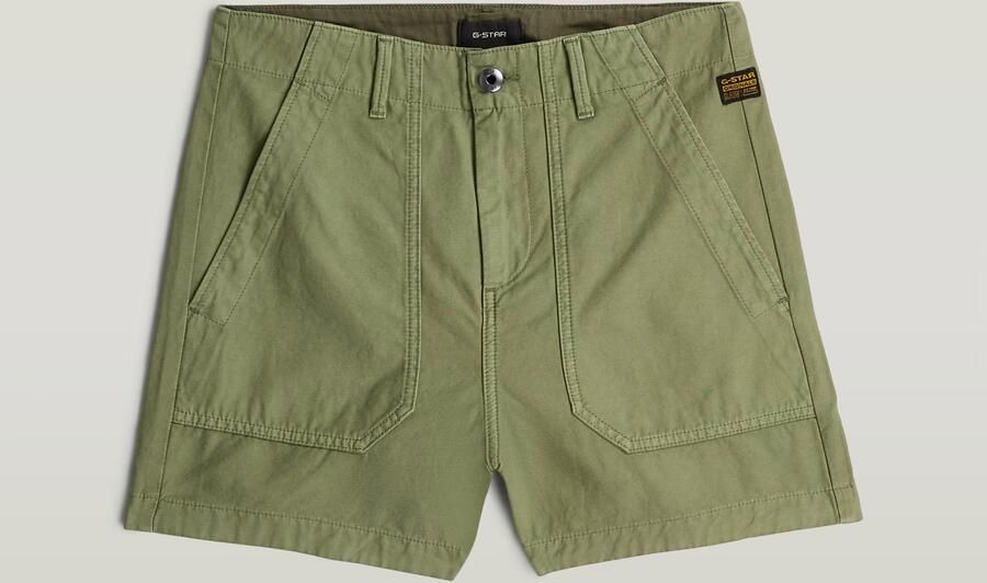 G-Star RAW Fatigue Short Groen Dames - Foto 4