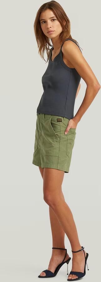 G-Star RAW Fatigue Short Groen Dames - Foto 7
