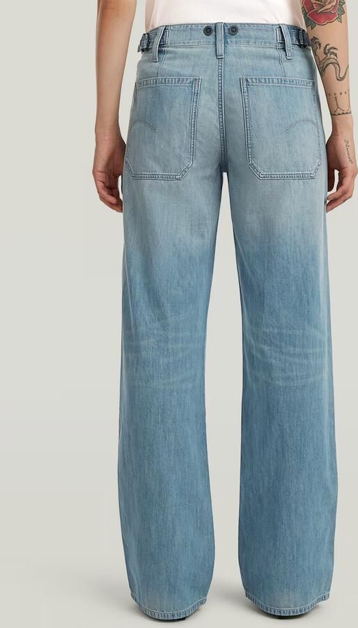 G-Star RAW Fatigue Summer Broek Lichtblauw Dames - Foto 5