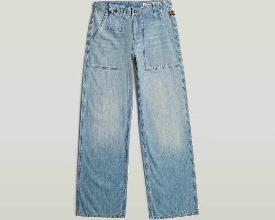 G-Star RAW Fatigue Summer Broek Lichtblauw Dames - Foto 4
