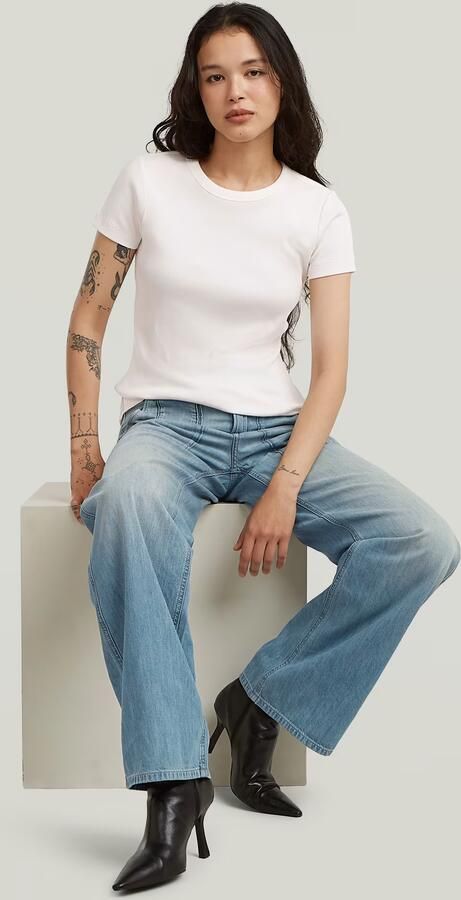 G-Star RAW Fatigue Summer Broek Lichtblauw Dames - Foto 6