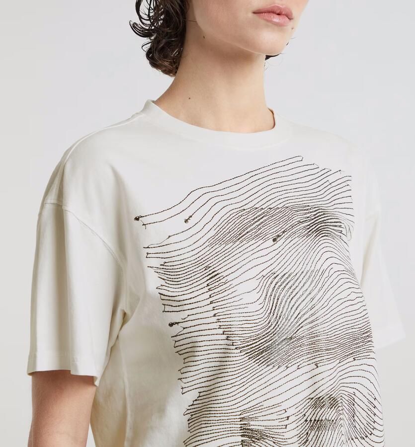 G-Star RAW Faux Embro Loose Top Wit Dames - Foto 5