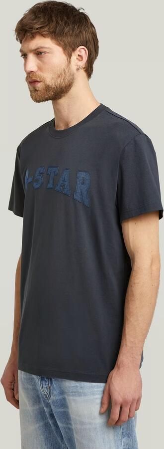 G-Star Raw T-shirt Korte Mouw D26840 C336 FELT LOGO R T - Foto 6