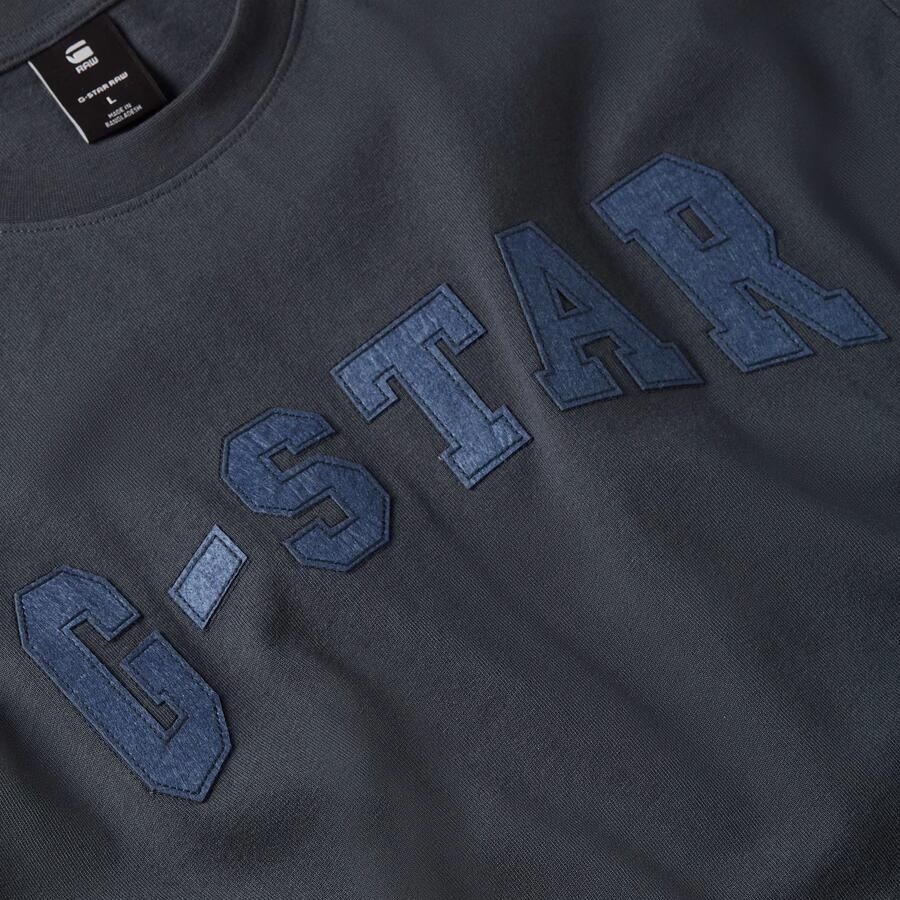 G-Star Raw T-shirt Korte Mouw D26840 C336 FELT LOGO R T