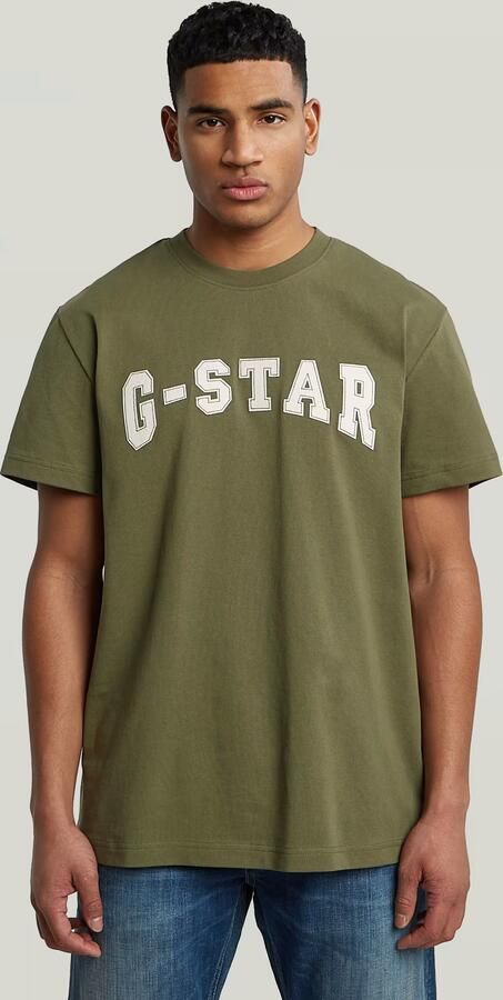 G-Star Raw T-shirt Korte Mouw D26840 C336 FELT LOGO R T - Foto 7