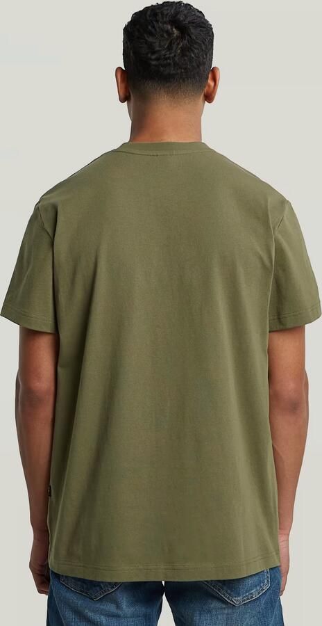 G-Star Raw T-shirt Korte Mouw D26840 C336 FELT LOGO R T - Foto 4